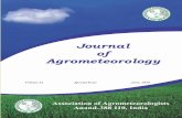 Journal - Home | Association of Agrometeorologists