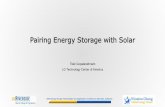 Pairing Energy Storage with Solar