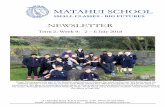 NEWSLETTER - Matahui School
