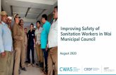 Improving Safety of Sanitation Workers in Wai Municipal ...