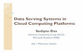 Data Serving Systems in Cloud Computing Platforms