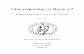 How expensive is Norway?