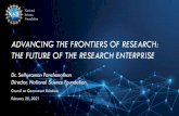 ADVANCING THE FRONTIERS OF RESEARCH: THE FUTURE OF …