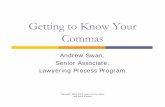 Getting to Know Your Commas - Sturm College of Law
