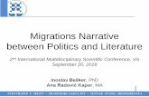 Migrations Narrative between Politics and Literature