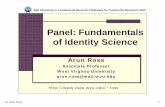 Panel: Fundamentals of Identity Science