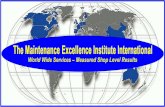 The Maintenance Excellence Institute International ...