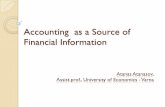 Accounting as a Source of Financial Information