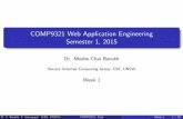 COMP9321 Web Application Engineering Semester 1, 2015