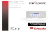 Installation Reference Manual Wireless Alarm System