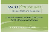 Central Venous Catheter (CVC) Care for the Patient with Cancer