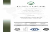 Certificate of Registration - maruichi-leavitt.com