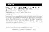 NEUROELECTRIC THERAPY (NET) IN ADDICTION DETOXIFICATION