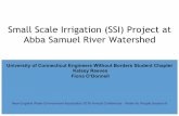 Small Scale Irrigation (SSI) Project at Abba Samuel River ...