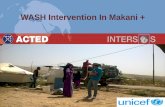 WASH Intervention In Makani