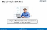 Do you often have to send and receive English emails at work?