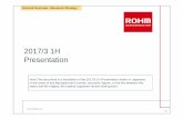2017/3 1H Presentation - ROHM