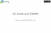 EC-Earth and CMIP6