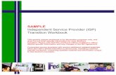 SAMPLE Independent Service Provider (ISP) Transition Workbook