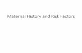 1. Maternal History and Risk Factors final draft