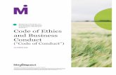 Conduct Code of Ethics and Business