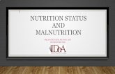 Nutrition Status and Malnutrition