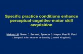 Specific practice conditions enhance perceptual-cognitive ...