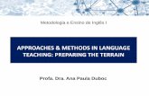 APPROACHES & METHODS IN LANGUAGE TEACHING: PREPARING …