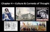 Chapter 4 – Culture & Currents of Thought