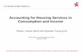 Accounting for Housing Services in Consumption and Income