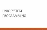 PROGRAMMING UNIX SYSTEM - NCET