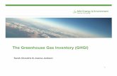 The Greenhouse Gas Inventory (GHGI)