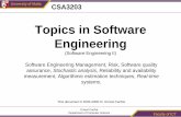 Topics in Software Engineering