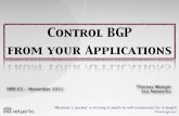 Control BGP from your Applications - Thomas' site