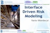 Interface Driven Risk Modeling - Technion
