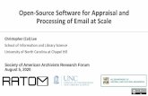 Open-Source Software for Appraisal and Processing of Email ...