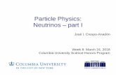 Particle Physics: Neutrinos – part I
