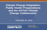 Climate Change Adaptation: Public Health Preparedness and ...