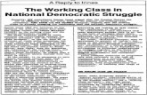 The Working Class in National Democratic Struggle