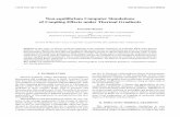Non-equilibrium Computer Simulations of Coupling Effects ...