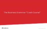 The Business Grammar “Crash Course”