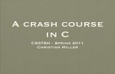 A crash course in C - cs.utexas.edu