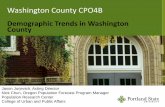 Demographic Trends in Washington County