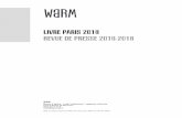 2018 revue de presse livres WARM