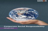 Corporate Social Responsibility - Sonion