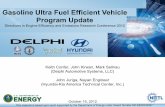 Gasoline Ultra Fuel Efficient Vehicle Program Update