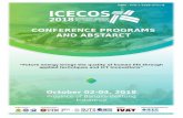 FOREWORD FROM GENERAL CHAIR ICECOS 2018