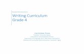 Writing Curriculum Grade 4 - Schoolwires