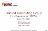 TCG Update for ISPAB - NIST