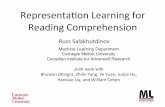 Representaon Learning for Reading Comprehension